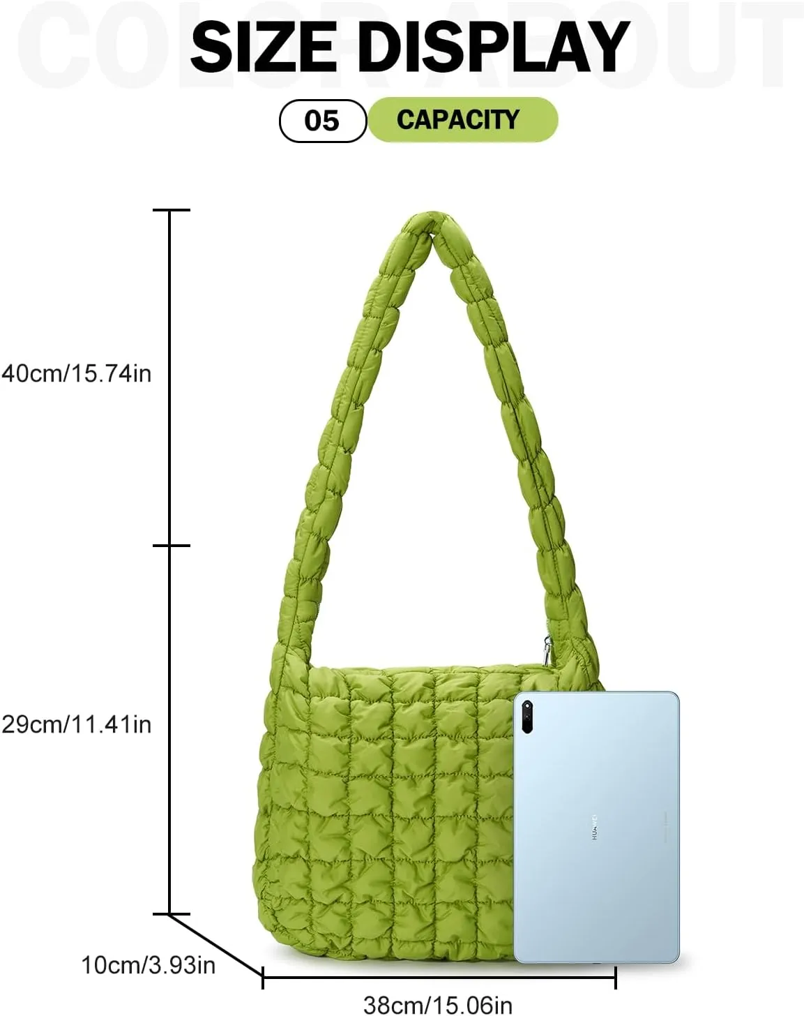 Puffer Tote Bag for Women Quilted Tote Bag Quilted Crossbody Bag Lightweight Padding Pufferr Shoulder Bag