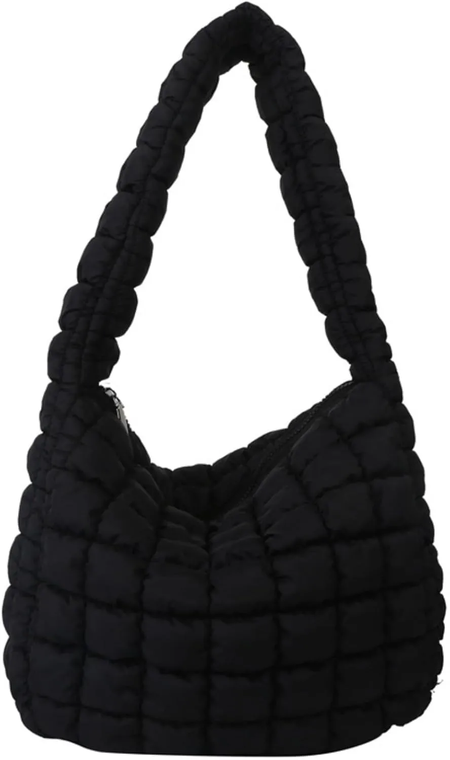 Puffer Tote Bag Women Quilted Shoulder Bags Puffy Bubble Pleated Purse Nylon Padding Cloud Crossbody Bag 2025