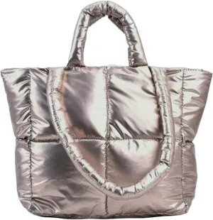Puffy Tote Bag Padded Puffy Tote Lattice Handbags for Women Large Puffer Tote Bag Shoulder Bag Puffer Luxury Bags