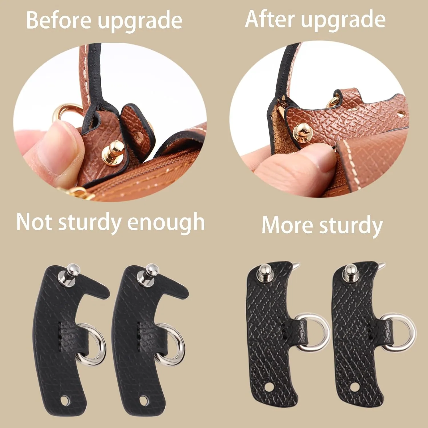 Purse Strap Kit for Longchamp Bag，Crossbody Strap Compatible for Longchamp Mini Pouch Conversion Kit
