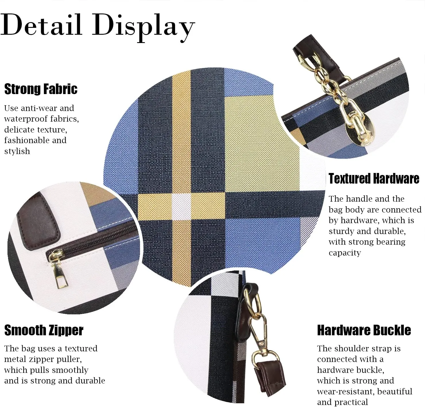 Purses and Handbags for Women Synthetic Leather Tote Crossbody Bags Satchel Purses Set 6pcs