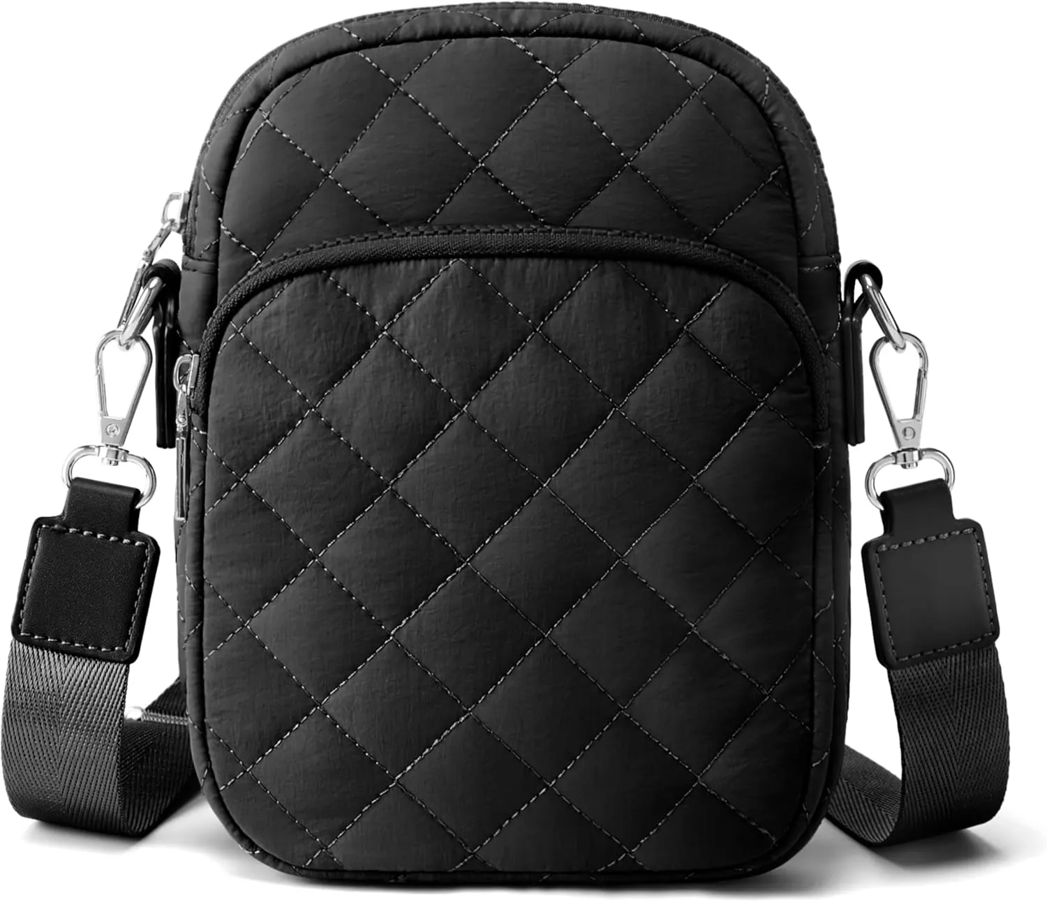 Quilted Crossbody Bag Small Women Shoulder Bags Purses Handbag Backpack Puffer Soft Fashion Design Magnetic and Zipper Pocket