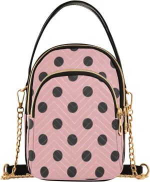 Quilted Crossbody Bags for Women Trendy, Circular Small Shoulder Handbags Leather Purse for Women Cross Body Purses