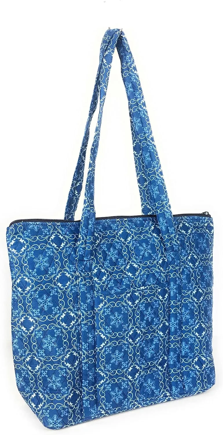 Quilted Shoulder Tote Bag Handbag