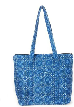 Quilted Shoulder Tote Bag Handbag