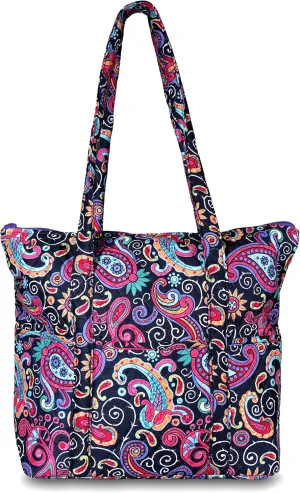 Quilted Shoulder Tote Bag Handbag
