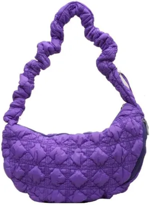 Quilted Tote Bags for Women Puffer Bag Puffy Everyday Purse Lightweight Cloud Cotton Crossbody Shoulder Bag