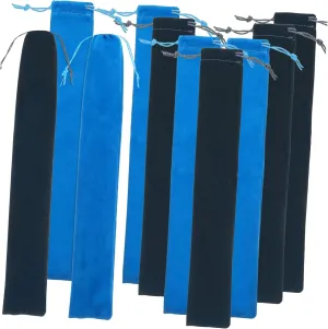 Recorder Case in Suede Flocking Material 10-pack Flute Storage Bag Soprano Recorder Pouch