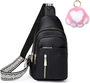 Relevantk Crossbody Bag, Wbougisay Crossbody Bag, Anti-Theft Solid Color Crossbody Bag, Large Crossbody Bags for Women