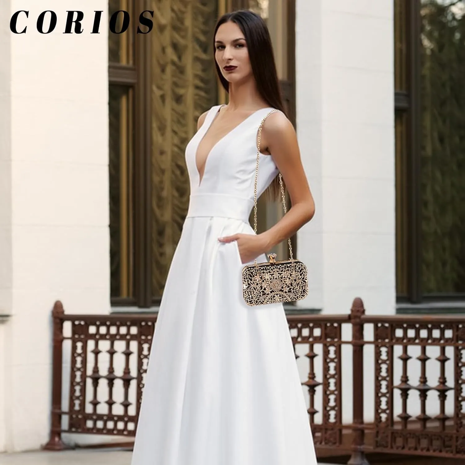 Rhinestone Evening Bag for Women Sparkly Sequin Purse Bridal Wedding Handbag Crystal Clutch Bag Glitter Shoulder Bag