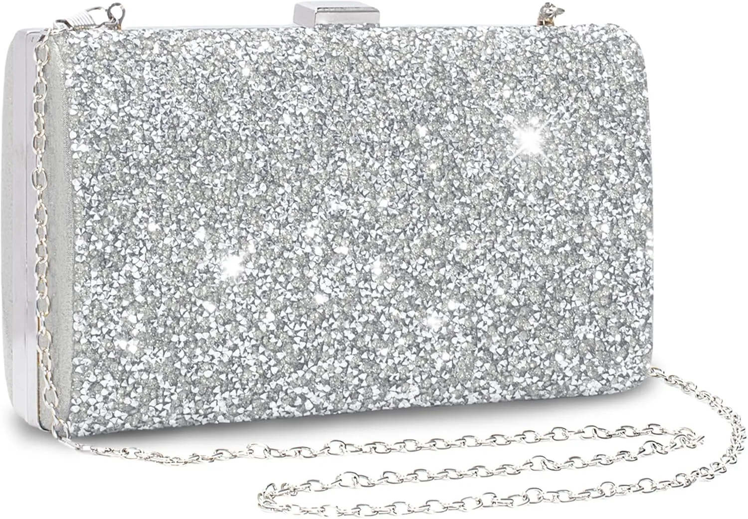 Rhinestone Purses for Women Glitter Evening Handbag Sparkly Clutch Bag Diamond Shoulder Handbag for Bridal Party