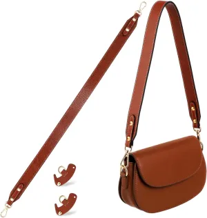 SAFIGLE Replacement Handbags Straps Wide Leather Shoulder Straps Buckle Easy to Install