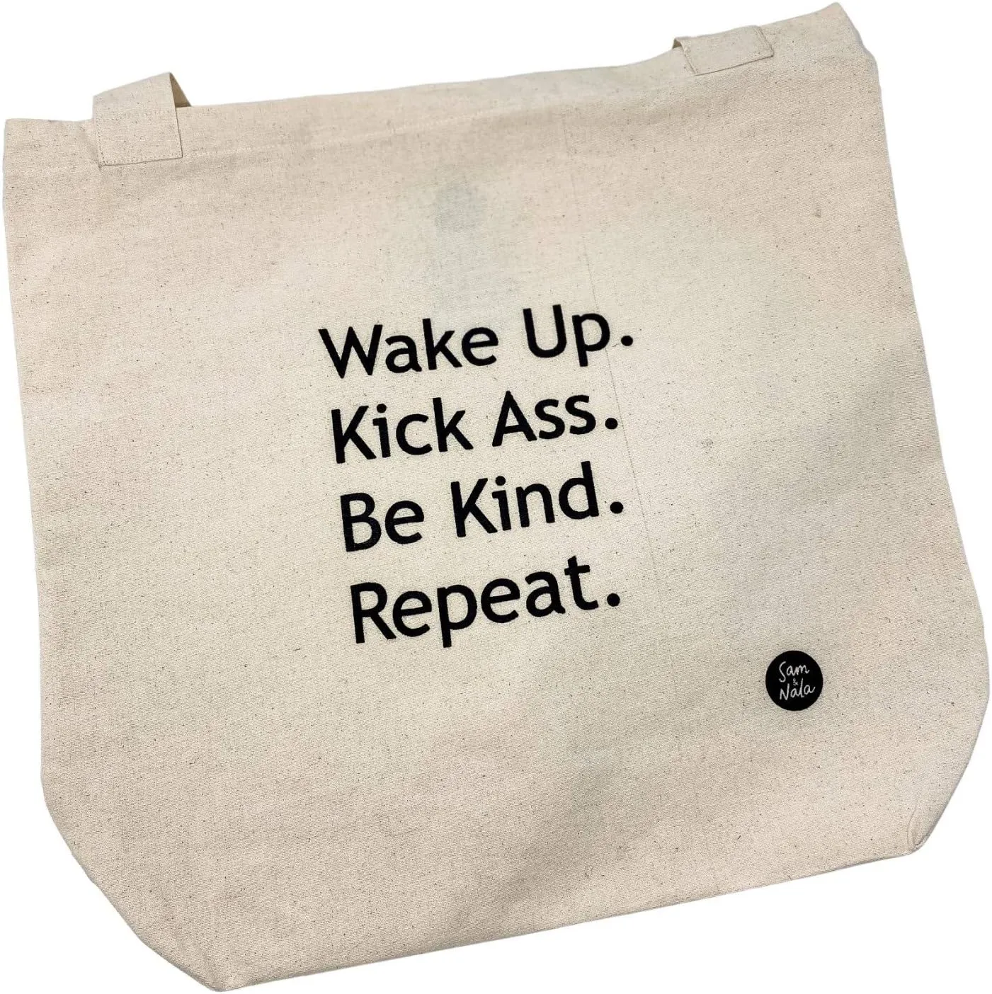 Sam & Nala Canvas Tote Bags, Handmade in Guatemala with Upcycled Denim