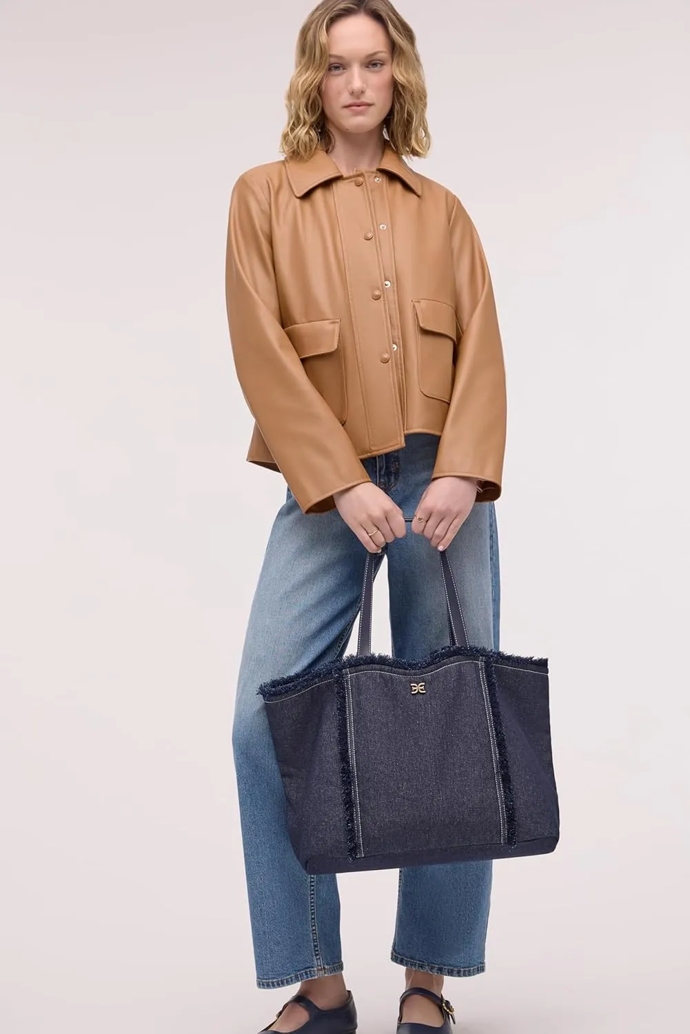 Sam Edelman Irina Denim Reversable Tote