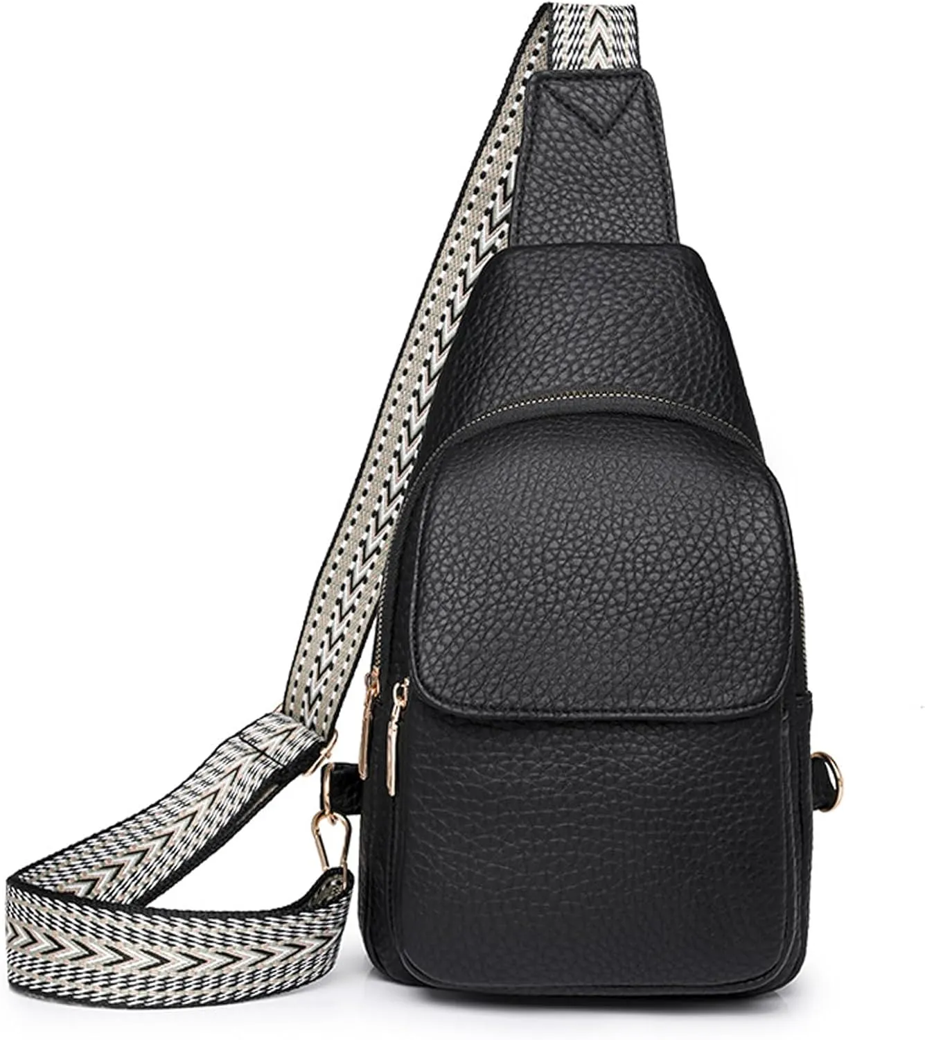 SENDEFN Sling Bag Crossbody Bags for Women Cross Body Purse Leather Fanny Pack Chest Bag for Travel
