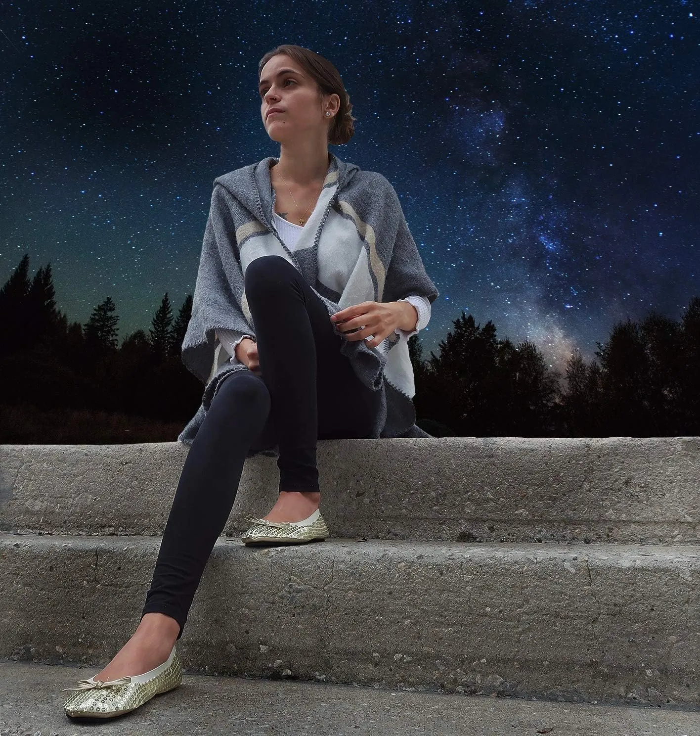 Sequin Sparkle Foldable Portable Shoes - Comfortable Women Ballet Flats That foldup and fit in Bag