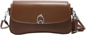 Shoulder Bag for Women Crossbody Purses with 2 Removable Straps Trendy Leather Bag Clutch Tote Handbags Saddle Bag
