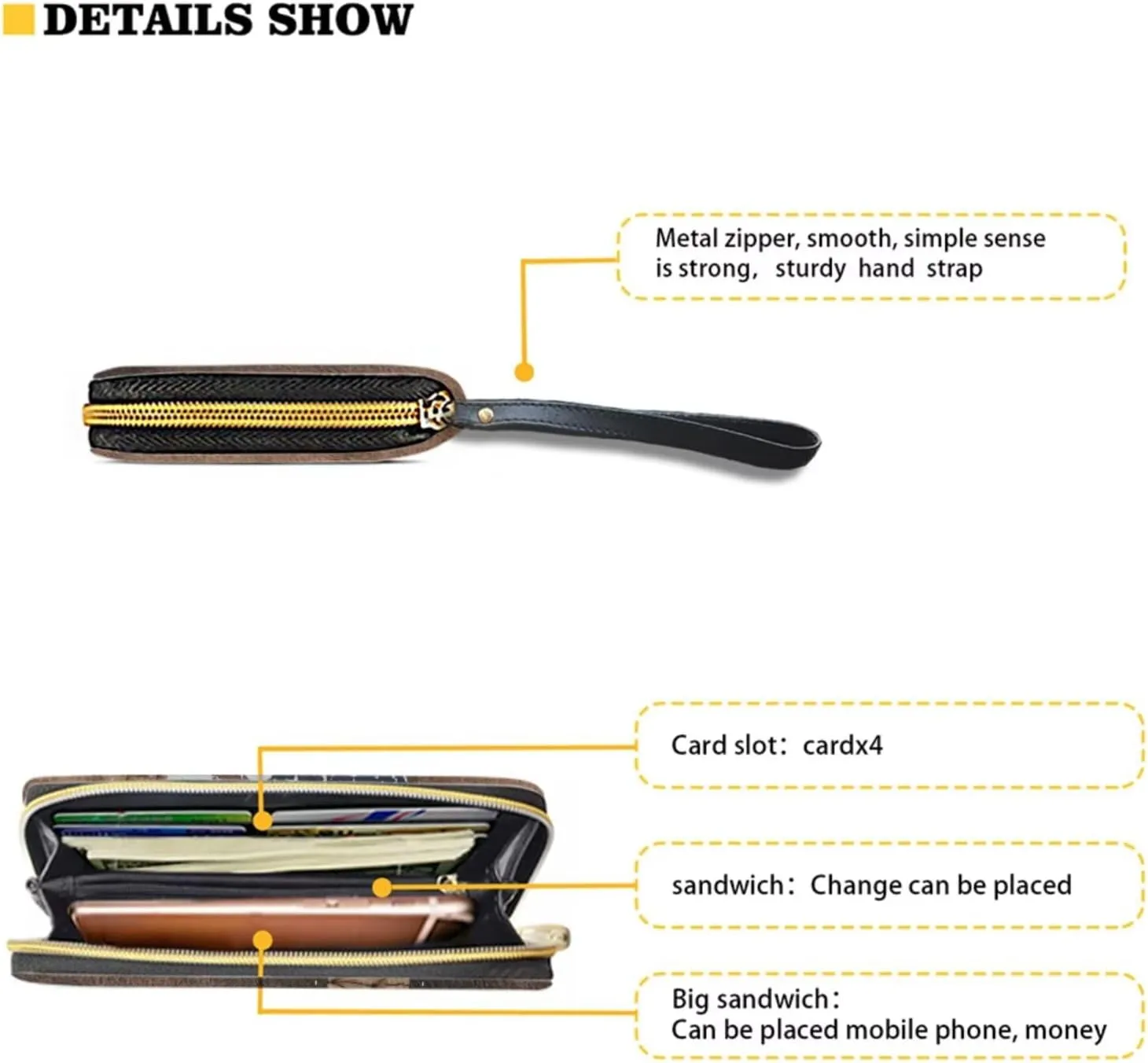 Shoulder Wallet 2Pcs, Leather Shoulder Bags with Belt Wallet Set of 2 Lightweight & Portable for Travel & Shopping