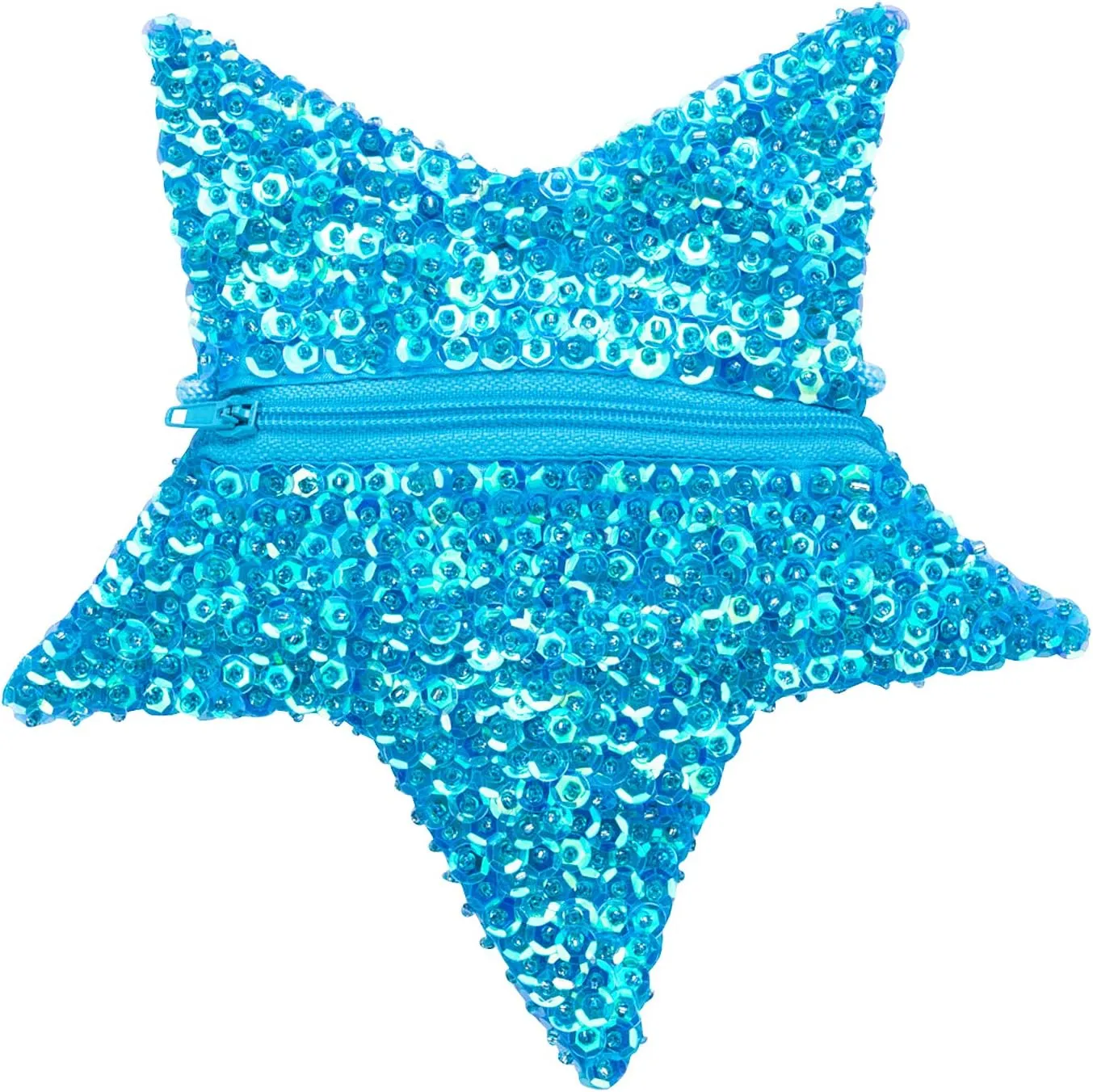 SHU-SHI Girls Toddler Sequin Purse Star Shaped Bag Crossbody Long Strap