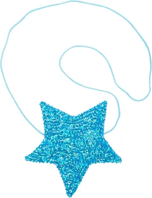 SHU-SHI Girls Toddler Sequin Purse Star Shaped Bag Crossbody Long Strap