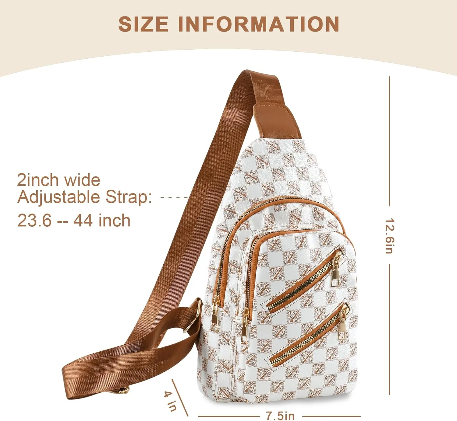 Sling Bag for Women Men Fanny Pack Chest Bag Leather Crossbody Bags for Travel Anti Theft,Crossbody Bag for Women (Red)