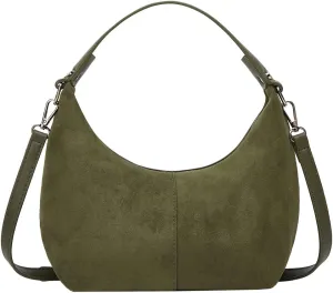 Slouchy Suede Shoulder Bags For Women Retro Crossbody Bag Tote Bag Satchel Bag Winter Work Purses Crescent Bag Handbag Fall