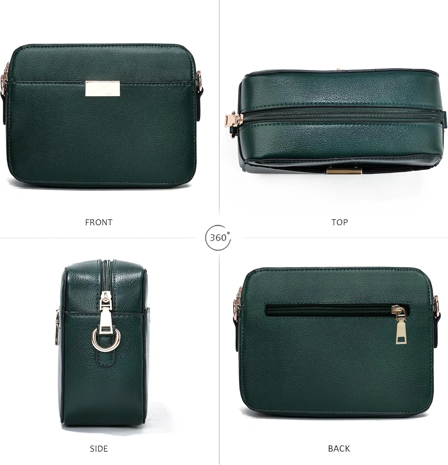 Small Crossbody Bags for Women Vegan Leather Purses Women's Shoulder Handbags Wallet Satchel Cross Body Purse