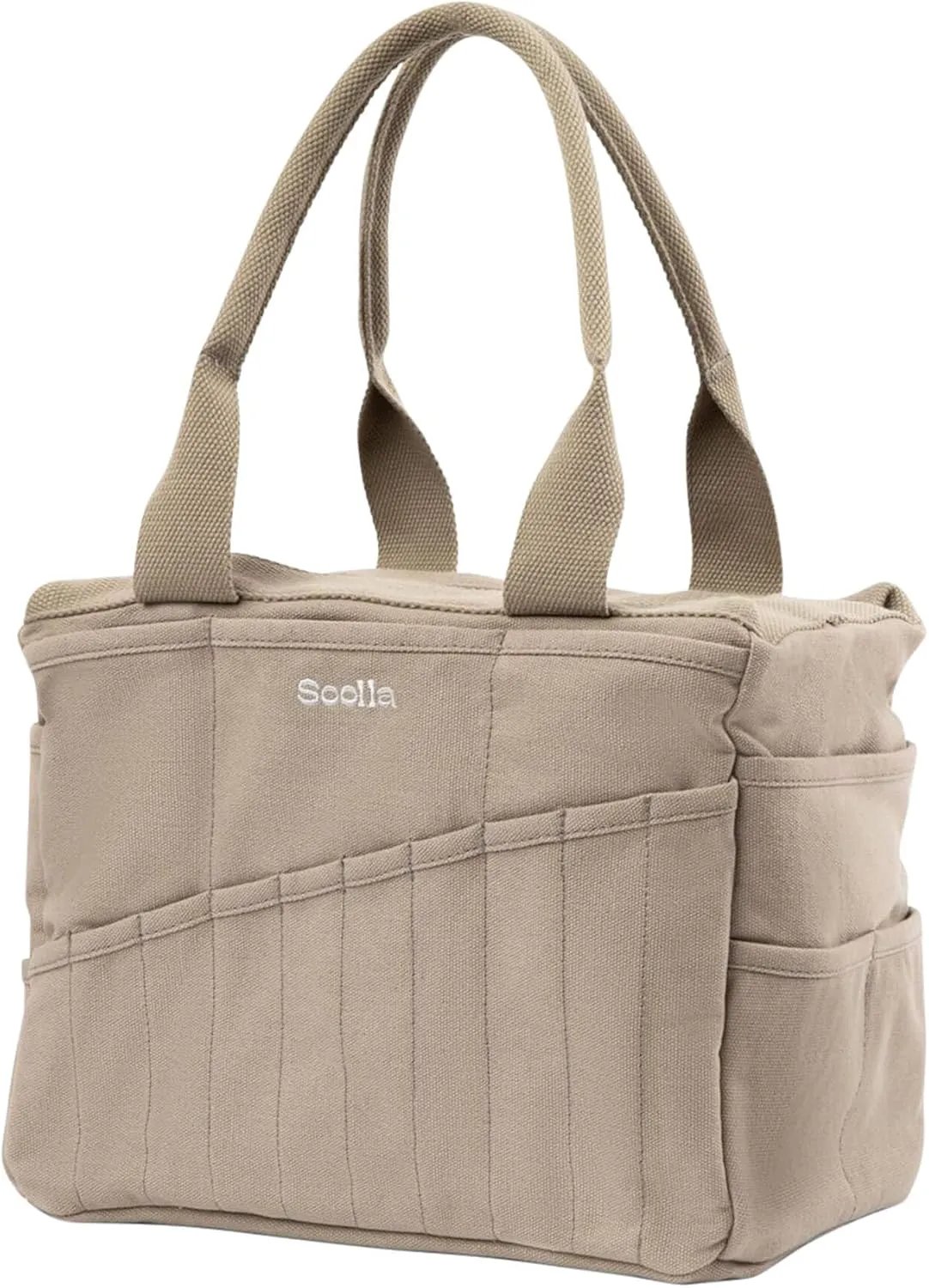 Soolla Studio Bag - World's Most Loved Art Supply & Pottery Tool Bag, Machine Washable, Over 30 Pockets, 10 Premium Colors, Quick-Dry Canvas, Organizer for Crafts, Sewing, Knitting, Adults, Students,