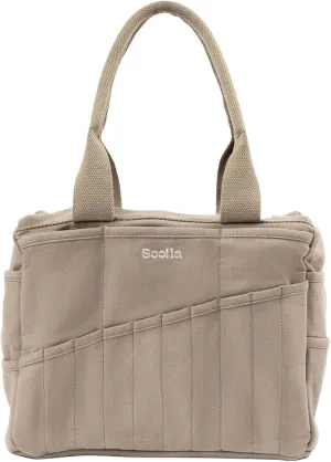 Soolla Studio Bag - World's Most Loved Art Supply & Pottery Tool Bag, Machine Washable, Over 30 Pockets, 10 Premium Colors, Quick-Dry Canvas, Organizer for Crafts, Sewing, Knitting, Adults, Students,