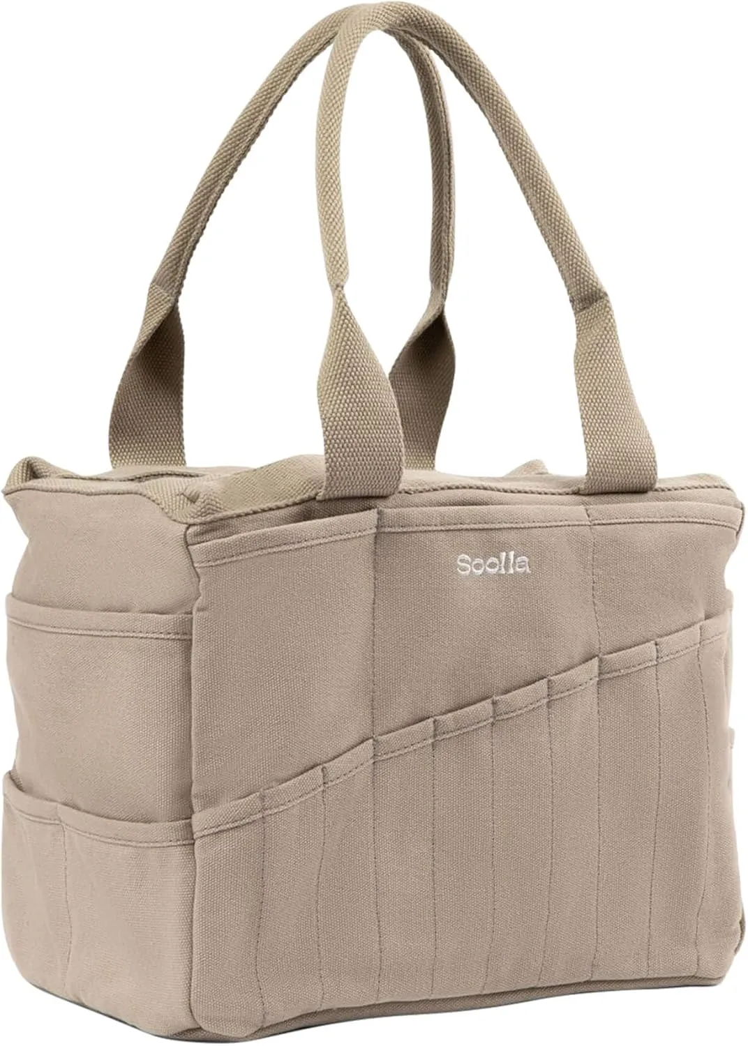 Soolla Studio Bag - World's Most Loved Art Supply & Pottery Tool Bag, Machine Washable, Over 30 Pockets, 10 Premium Colors, Quick-Dry Canvas, Organizer for Crafts, Sewing, Knitting, Adults, Students,