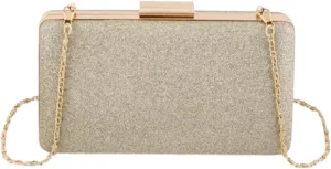 Sparkly Evening Clutch Purse Glitter Handbag for Women FashionWedding Bridal Dinner Party Bag Sequin Shoulder CrossBag