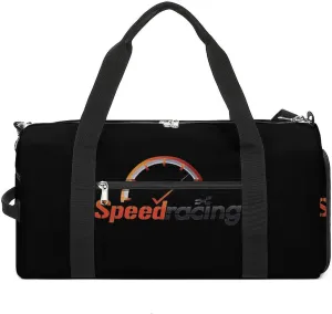 Speed-racing Gym Duffle Bag Waterproof Travel Bag Small for Sports and Weekend Getaway