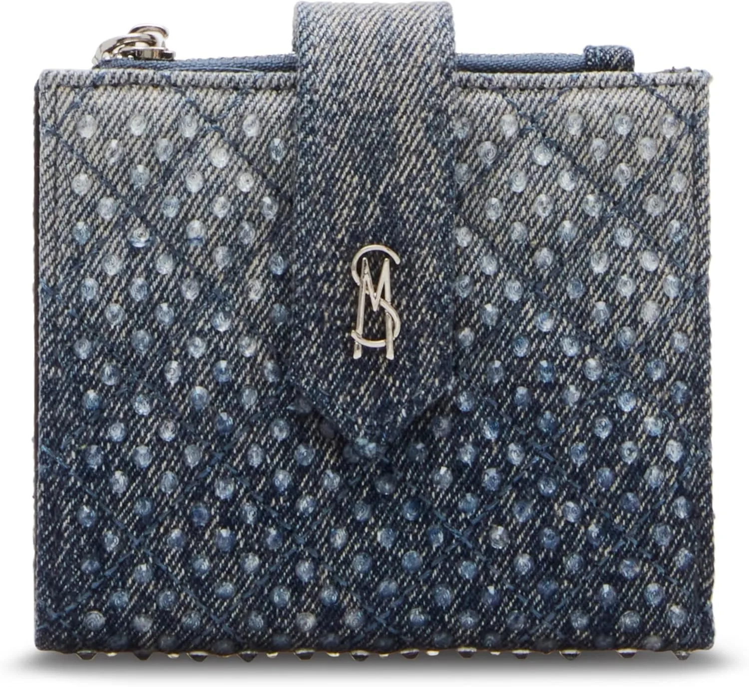 Steve Madden Women's Jem Bifold Wallet, Denim, One Size
