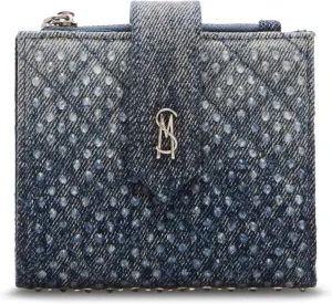 Steve Madden Women's Jem Bifold Wallet, Denim, One Size