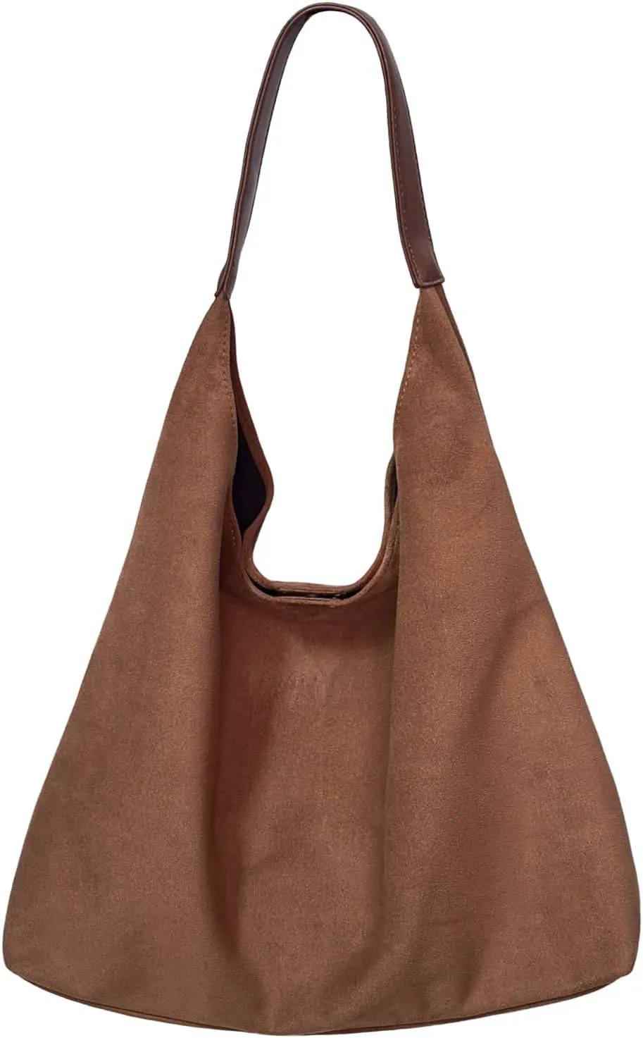 Suede Bags for Women New Suede Tote Bag for Women Fashionable Suede Bag Retro Suede Slouchy Bag Suede Shoulder Bag