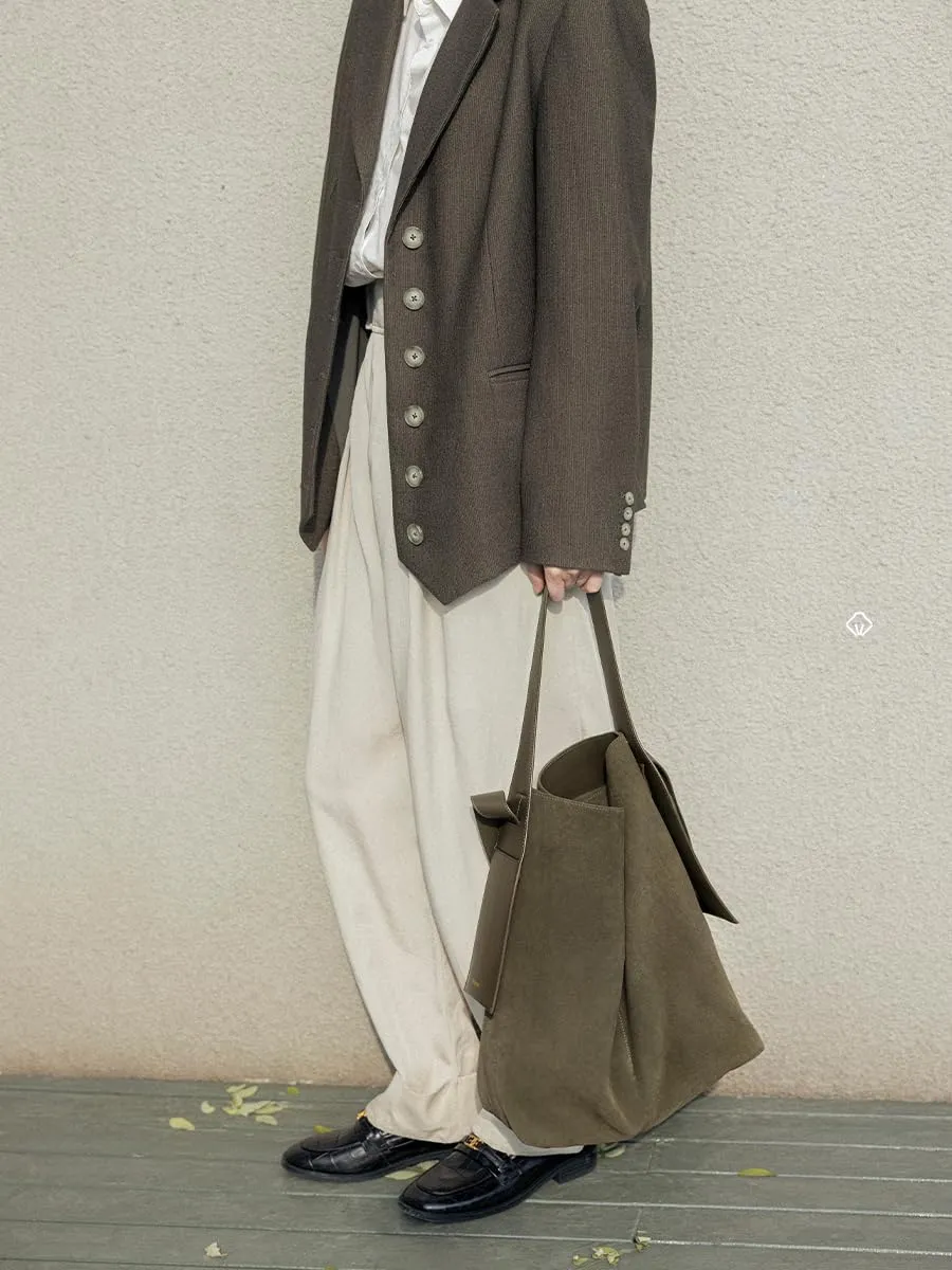 Suede Tote Bag for Women Slouchy Crossbody Tote Bags Large Capacity Work Bags Hobo Handbag Office Tote