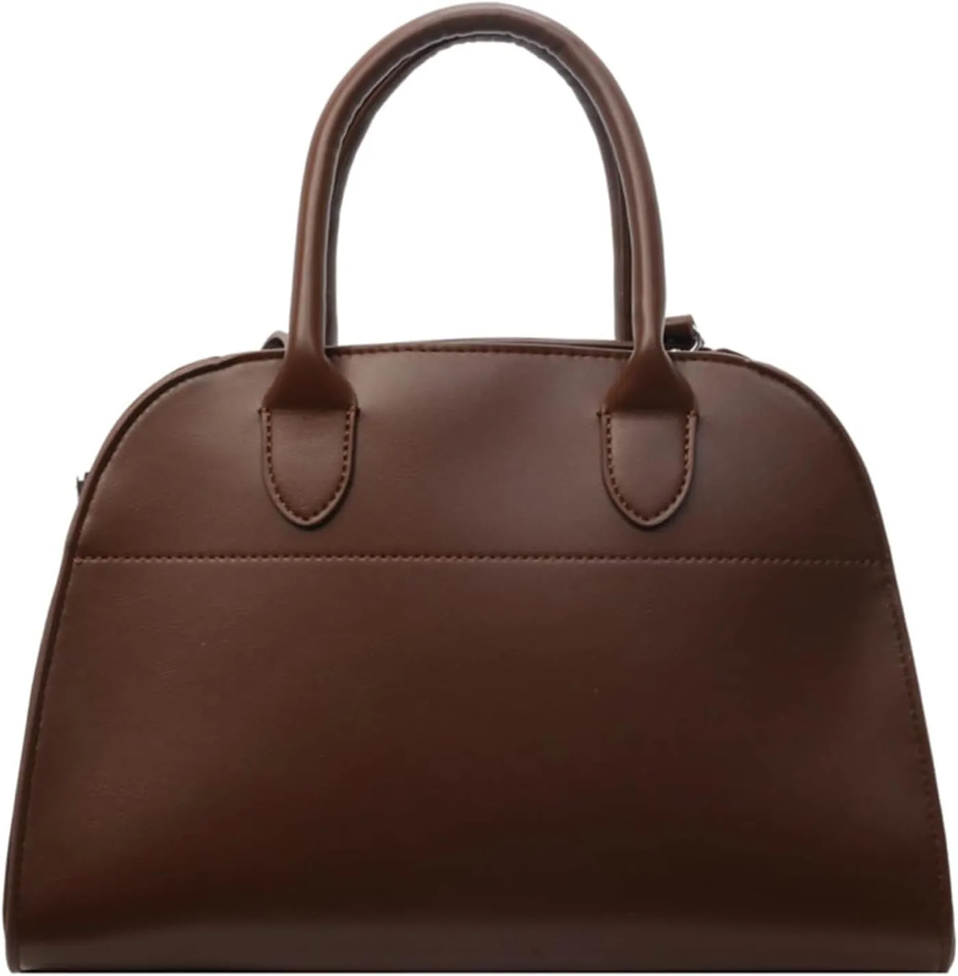 Suede Tote Bag for Women, Women's Suede Purse Vintage Top Handle Bag, Fashion Retro Shoulder Satchel Work Leather Bag (Coffee Leather Small)