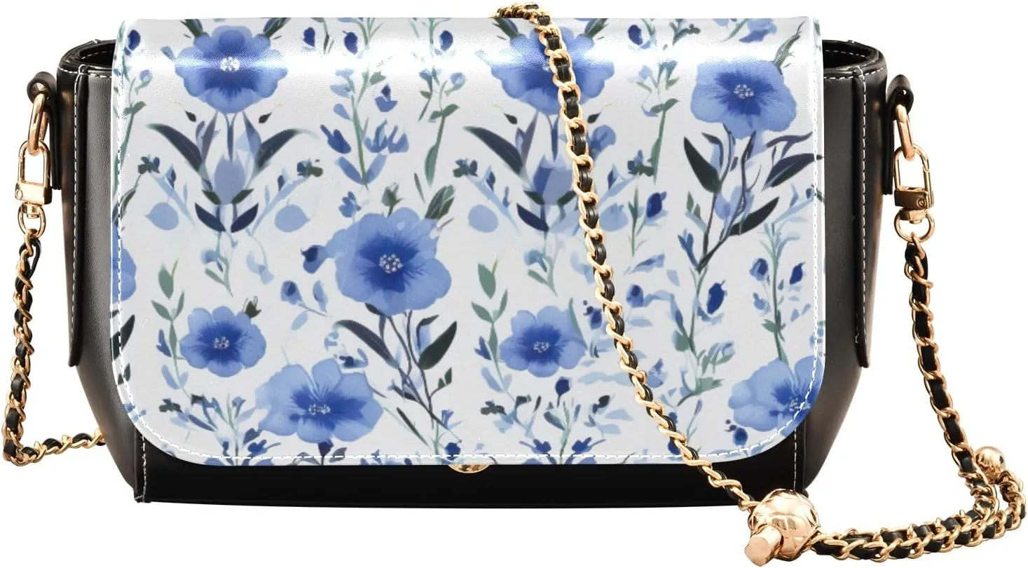 Sunflower on a Yellow Crossbody Bag with Pocket, Crossbody Leather Shoulder Bag, Crossbody Bags Leather for Women