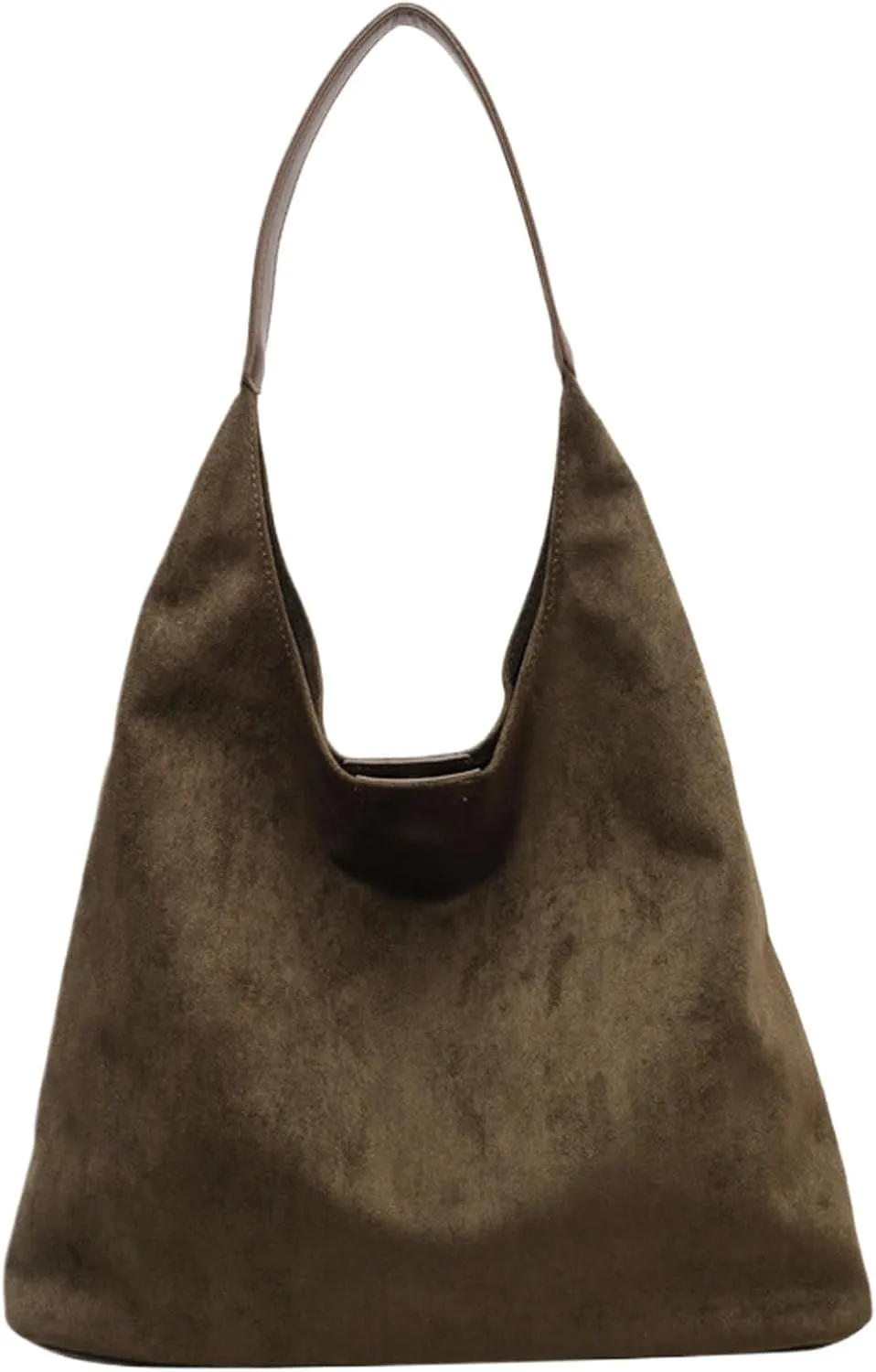 Tiaastaps Bag, Tiaastaps Suede Tote Bags for Women, Shoulder Slouch Handbag Bag, Retro Casual Large Capacity Bags