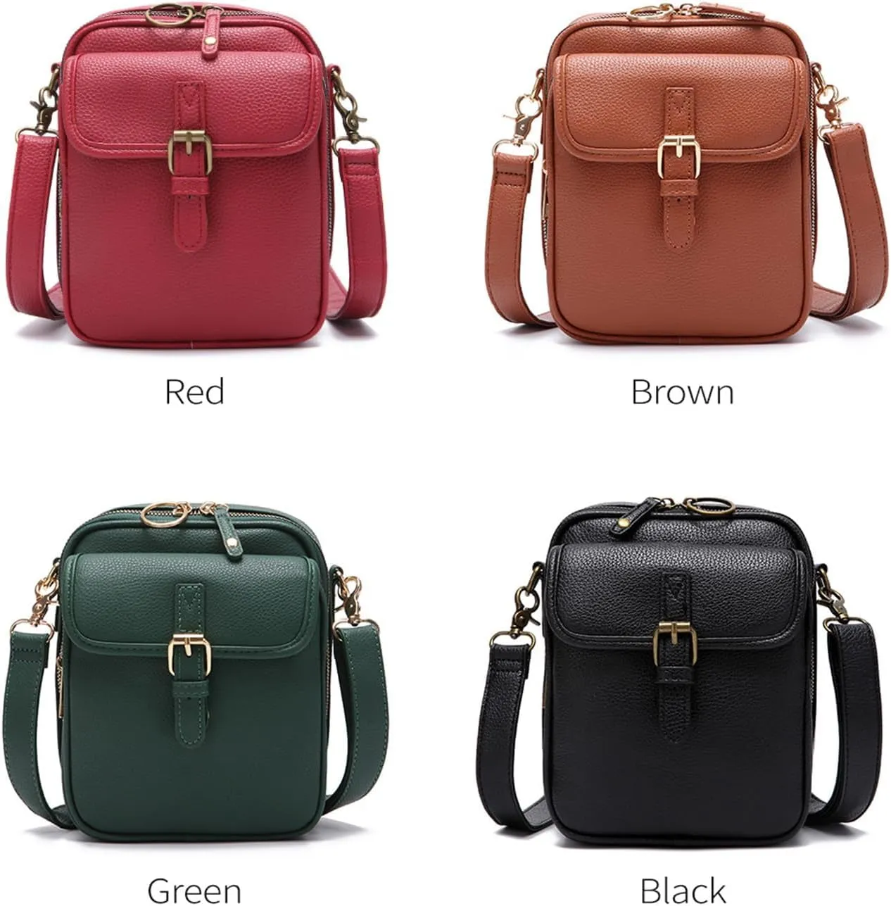 Tojoyride Crossbody Bag, Urvashi Crossbody Leather Bag, Vintage Messenger Crossbody Bags for Women Anti Theft