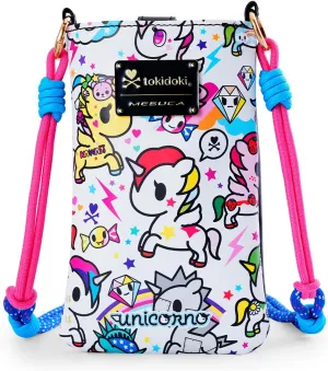 Tokidoki Unicorno Small Crossbody Purse for Women,Mini Soft Leather Cellphone Bags Kawaii Wallet with Crossbody Strap