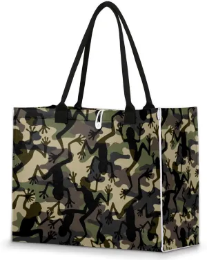 Tote Bag for Women Reusable Canvas Shoulder Bag