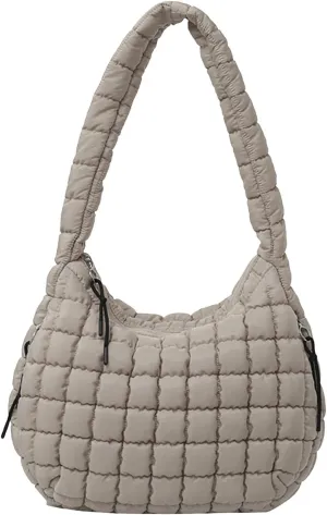 Tote Bag For Women Work Large Quilted Carryall Puffer Shoulder Bag Lightweight Quilted Padding Hobo Bag Quilted Bag