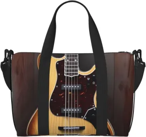 Travel Duffel Bag for Women Men Weekender Bags Sports Gym Bag Guitar Musical Instrument Travel Bag Carry on Overnight Bag Waterproof Luggage Bag with Shoulder Strap