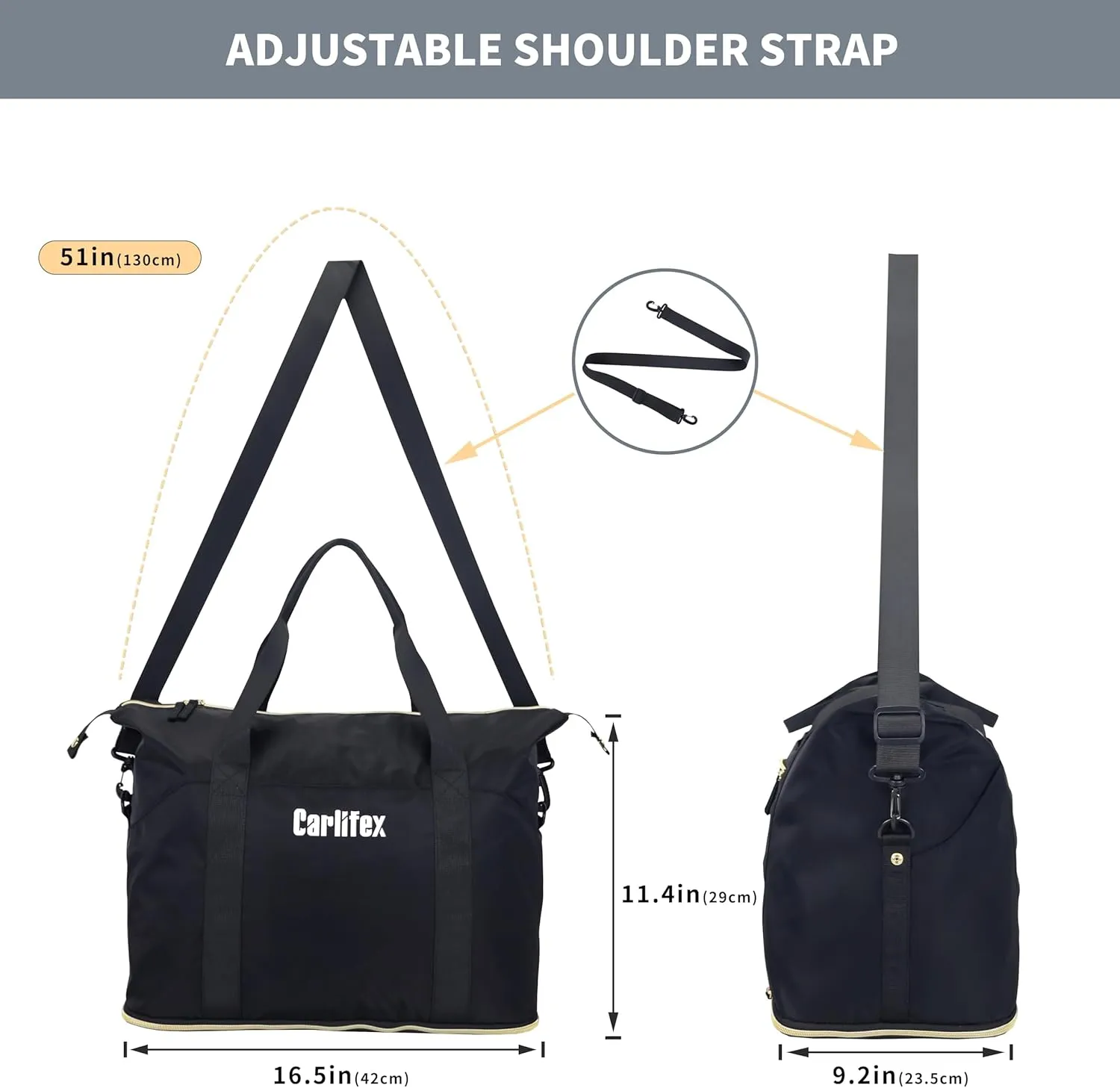 Travel Duffel Bag for Women, Travel Bag Expandable with Wet Pocket, Carry-On Tote Bag for Women Travel Airplane, Gym Weeken bag & Hospital overnight bag, Expandable Travel Duffel Bag