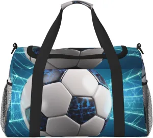 Travel Duffel Bag Lightweight Waterproof Carry On Tote Bag Foldable Weekender Overnight Bags Soccer Sports Ball Sport Gym Bag For Women Men