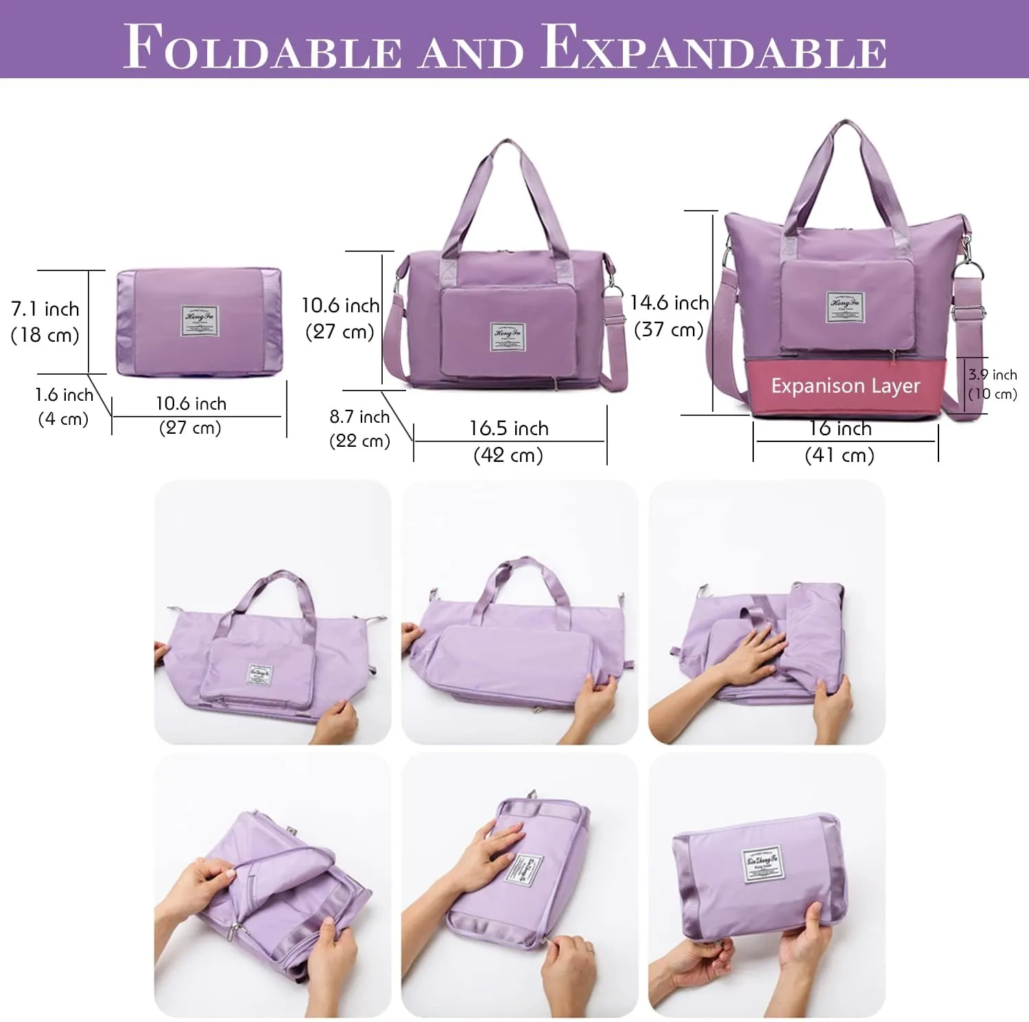 Travel Duffel Tote Bag,Travel Weekender Overnight Bags Women Carry On Bag Totes for Airplanes,Sports Gym Duffle with Trolley Sleeve