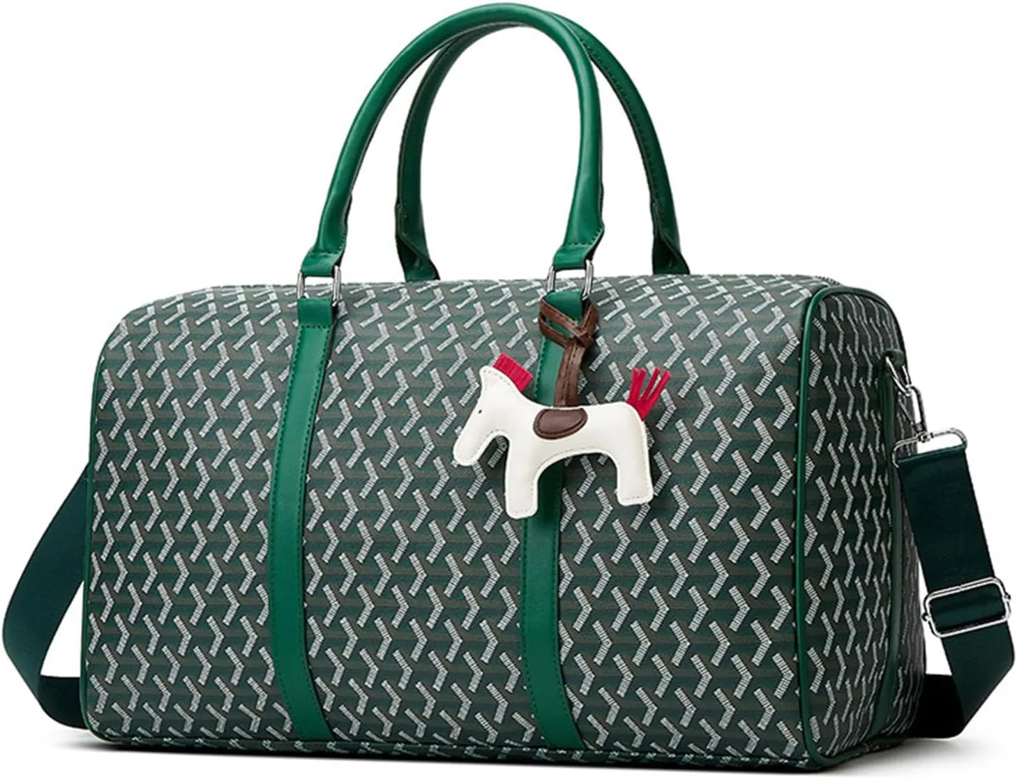 Travel Duffle Bag For Women,Weekender Bags Waterproof Carry On Tote Bags Sports Gym Bag,Hospital Bag Luggage Bag (Green)
