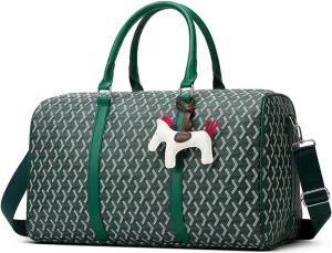 Travel Duffle Bag For Women,Weekender Bags Waterproof Carry On Tote Bags Sports Gym Bag,Hospital Bag Luggage Bag (Green)