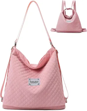 Travel Tote Bag 4 in 1 Convertible Backpack for Women, Waterproof Gym Tote Bag Expandable Shoulder Hobo Handbags